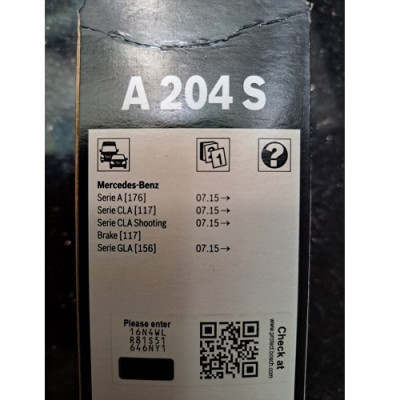 Gạt Mưa BOSCH AeroTwin Euro Set A242S Kích thước 24”/60cm – 22”/55cm | Dành cho Xe Mercedes Serie E W213 (16-)