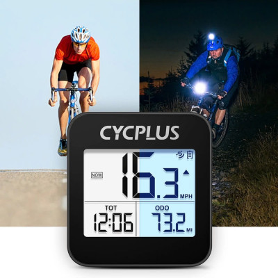 Đồng Hồ Tốc Độ Xe Đạp Cycplus G1 GPS Speedometer LCD 2.0" FSTN Auto Backlight IPX6 Chống Nước Chống Trầy Xước