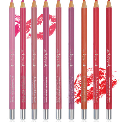 Chì Kẻ Môi Quyến Rũ Mik@Vonk Professional Lipliner Pencil Hàn Quốc #09 Màu đỏ  tặng kèm móc khoá - 1 cây
