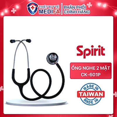 Ống nghe Spirit CK-601P - Ống nghe y tế 2 mặt 2 chế độ chuông nghe và đĩa nghe