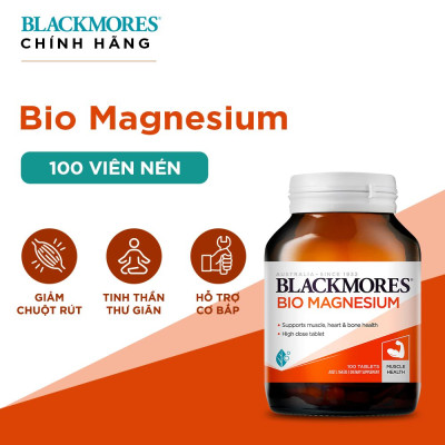 Viên uống Blackmores bổ sung magiesium cho cơ thể chai 100 viên