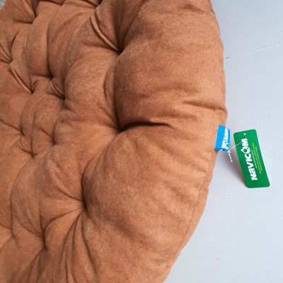 Ghế thư giãn papasan nệm vải bố cao cấp ( màu nâu)