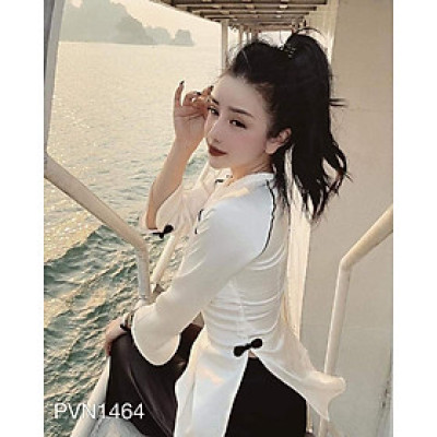 Đồ Lam Nữ Đi Chùa SJ10 Trang Nhã Kín Đáo Dành Cho Phật Tử