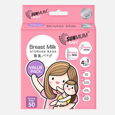 Túi Trữ Sữa SUNMUM 250ml - Hộp 50 Túi
