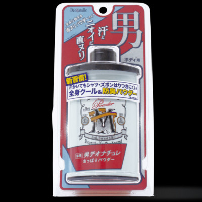 Bột Khử Mùi Đá Khoáng Kháng Khuẩn Toàn Thân Bạc Hà Cho Nam Deonatulle Sappari Powder For Men 45G