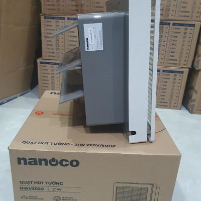 QUẠT HÚT TƯỜNG NANOCO NWV2020 - HÀNG CHÍNH HÃNG