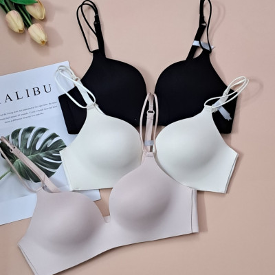 Áo ngực nữ không gọng mút đúc đệm mút dày 3cmn VICCI AV.240 không đường may nâng đẩy ngực cao cấp 