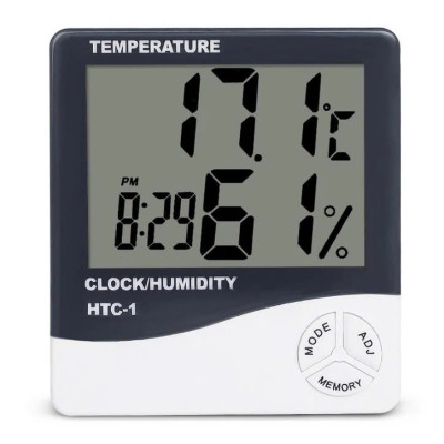 Nhiệt kế đo độ ẩm, máy đo nhiệt độ phòng cho bé - Nhiệt Ẩm Kế Điện Tử 3 Trong 1 