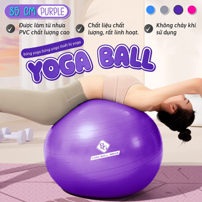 [KHÔNG KÈM BƠM] Bóng Tập Yoga 85cm-Bóng Tập Thể Hình- Hàng Cao Cấp Chính Hãng  (hàng nhập khẩu)