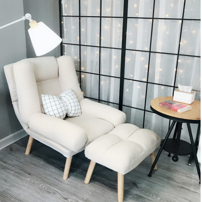 Ghế Thư Giãn, Ghế sofa nệm thư giãn, ghế ngồi ban công, ghế nằm đọc sách xem phim, ghế tựa lưng, ghế tựa lưng GHR008 (giao màu ngẫu nhiên)