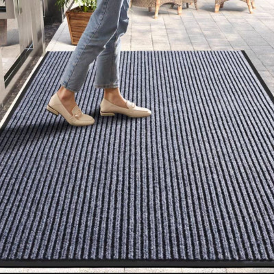 Thảm chùi chân đế chống trượt dạng sọc Stripmate nhiều size & màu lựa chọn