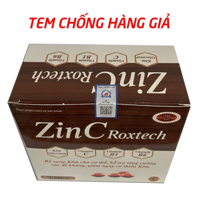 Zinc Roxtech bổ sung kẽm, hỗ trợ ăn ngon, tăng cường sức khỏe, tăng sức đề kháng, miễn dịch chống còi xương