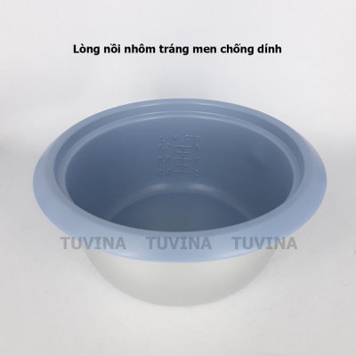 Nồi cơm điện nắp rời 1.2 Lít Aidi chống dính MR-SM 07F - Hàng Chính Hãng