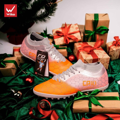 Giày bóng đá sân cỏ nhân tạo chính hãng Wika CP10 Công Phượng ( tặng tất chống trơn ) Size 32 đến 43