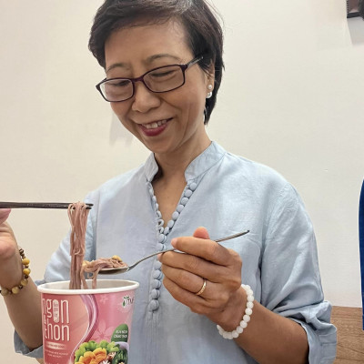 Thùng 12 bún tảo xoắn + 12 bún rau củ gạo lứt ăn liền NGON & THON eatclean giảm cân TÂM MINH FOODS