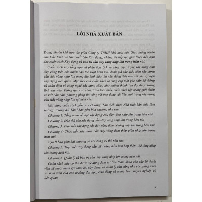 Sách - Xây Dựng Và Bảo Trì Cầu Dây Văng Nhịp Lớn Trong Hảm Núi (Tập 2)