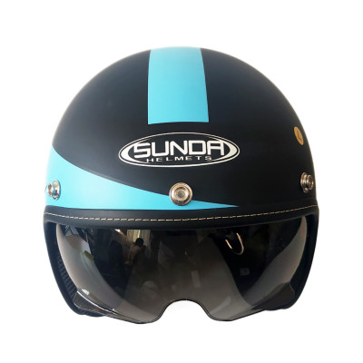 Nón bảo hiểm 3/4 giấu kính Sunda 388 tem