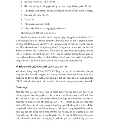 Sách - Quản Lý Công Nghệ Thông Tin Trong Y Tế - Chiến Lược, Tầm Nhìn Và Kỹ Năng