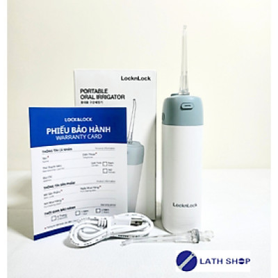 Máy Tăm Nước Không Dây LocknLock ENR116Mit- 170ML - 3 Chế Độ, 2 Đầu Tăm- Bảo Hành Chính Hãng