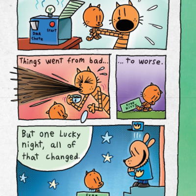 Dog Man #4: Dog Man And Cat Kid: A Graphic Novel