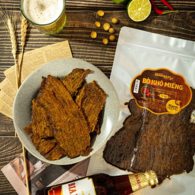 Bò Khô Miếng XUÂN HƯƠNG vị cay thơm ngon 220g