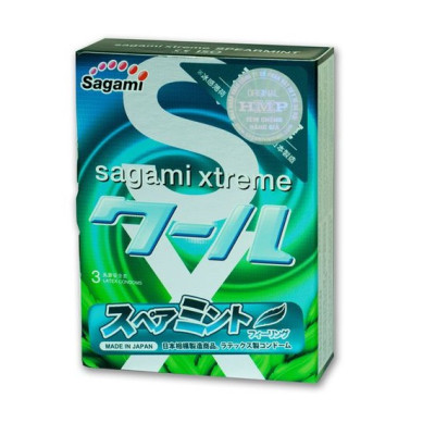 Lotion Cool Mint SSI Japan 180ml – Gel Dưỡng Ẩm Mát Lạnh Bạc Hà Nhật Bản Kèm 1 Hộp Bao Cao Su Sagami