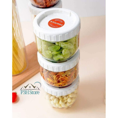 Set 4 hộp nhựa Lock&Lock Interlock dung tích 500ml INL301S4