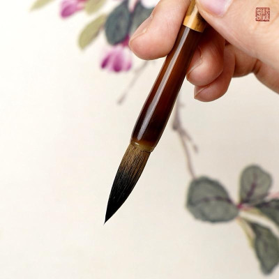 Bút lông lang hào Nhất Đắc bút đàn hồi, tụ phong cực tốt