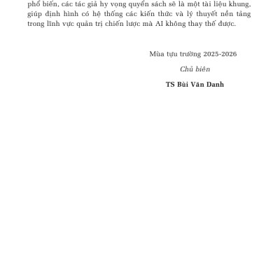 Quản Trị Chiến Lược Từ Tư Duy Đến Thực Thi