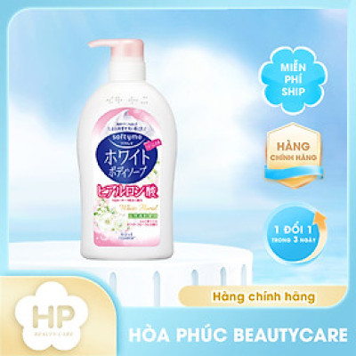 Sữa Tắm Dưỡng Trắng Mịn Da Kosé Softymo Hyaluronic Acid Body Soap (600 mL)