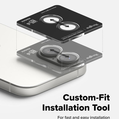 [Combo 2] Dán camera cho iPhone 17 Pro Max / 17 Pro / 17 / Air RINGKE Lens Frame Glass - Hàng Chính Hãng
