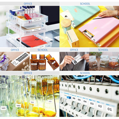 Nhãn In Tiêu Chuẩn TZE Brother Tze-221 Chữ đen trên nền trắng 9mm - Chính hãng