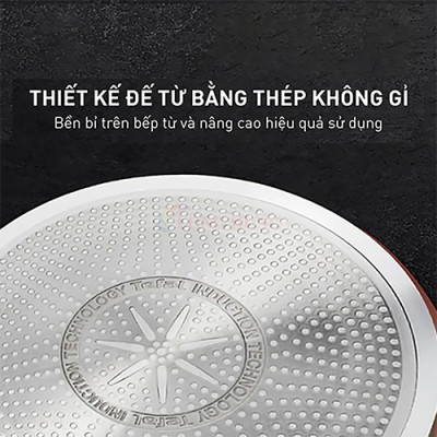 Nồi cán dài/quánh Tefal Only Cook 18cm x 2.2L G1642395 - Hàng chính hãng