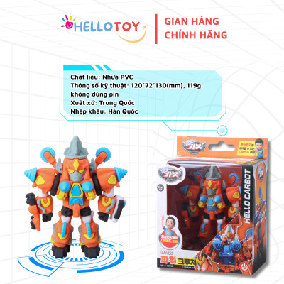 Đồ chơi Robot Little Power Crewzer - Hello Carbot HC-F-007SD cho trẻ em trên 37 tháng tuổi chất liệu nhựa PVC an toàn