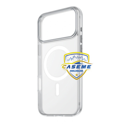 Ốp lưng WI WU Invisible Ultra YXK-208 cho iPhone Air, iPhone 17, iPhone 17 Pro, iPhone 17 Pro Max – Trong suốt, chống sốc, hỗ trợ sạc từ tính - Hàng Chính Hãng