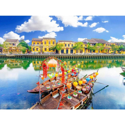 Bộ Tranh Ghép Hình Minh Châu - 60 x 80 cm (1500 Mảnh Ghép) - Hội An