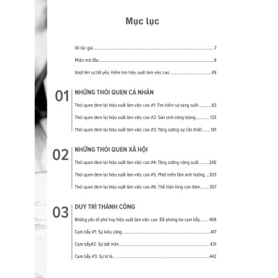 6 Thói Quen Của Người Làm Việc Hiệu Suất Cao