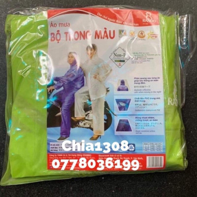 Áo mưa bộ trong suốt Rando (sỉ ib)