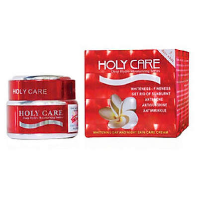 [Tặng kèm BÔNG TẨY TRANG Grenobil 150miếng/cây]KEM DƯỠNG TRẮNG TÁI TẠO DA HOLYCARE 5IN1 DAY AND NIGHT SKIN CARE CREAM 20GRAM