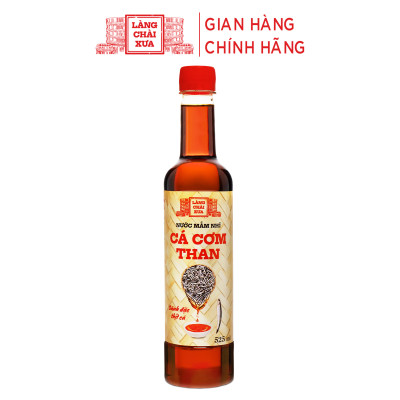 Đặc Sản Phan Thiết - Thùng 6 Chai Nước Mắm Nhỉ Cá Cơm Than Làng Chài Xưa 525Ml/Chai Sánh Đặc Thịt Cá 300 Năm Truyền Thống