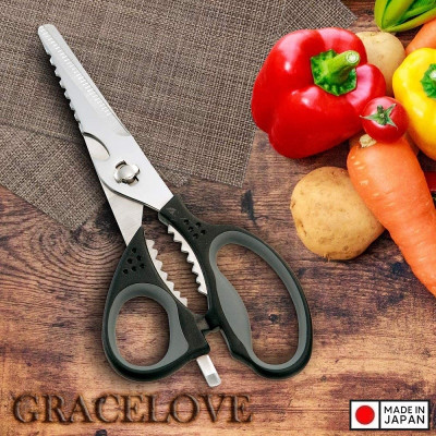 Kéo nhà bếp cao cấp 6 chức năng Fuji Cut 205mm - Hàng Nội Địa Nhật Bản