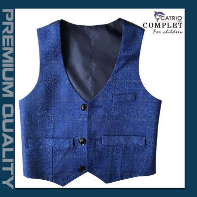BỘ ĐỒ VEST BÉ TRAI CATRIO PCT C20 CHO TRẺ EM TỪ 2 TUỔI ĐẾN 7 TUỔI (11KG ĐẾN 26KG) THUỘC BST QUẦN ÁO COMPLET VESTON TRẺ EM CATRIO MÙA THU ĐÔNG