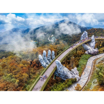 Bộ Tranh Ghép Hình Minh Châu - 60 x 80 cm (1500 Mảnh Ghép) - Cầu Vàng