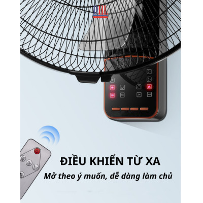 Quạt treo tường Mitomo FTT-60AE có remote hàng chính hãng