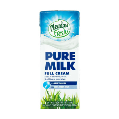 Thùng 24 Hộp Sữa Tươi Nguyên Kem Meadow Fresh (200ml / Hộp)