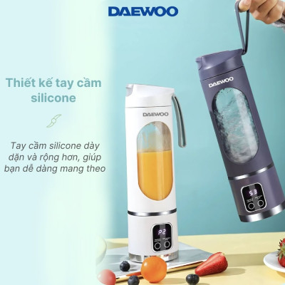 Máy xay cầm tay DAEWOO DWBL-4515 (450ml) Hàng Chính Hãng - Ly xay trái cây thông minh, nhỏ gọn, tiện lợi