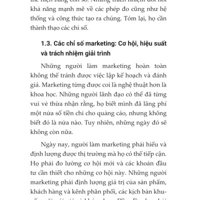 Sách - Marketing Metrics - Chỉ Số Đo Lường Trong Marketing