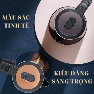Ấm đun siêu tốc 2 lớp cách nhiệt Grelide D2017k ( 1.7L) hàng chính hãng- thân bình bằng thép không gỉ, lòng ruột đúc inox nguyên khối. 