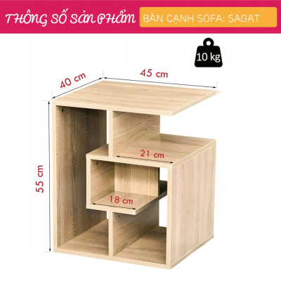 Bàn cạnh sofa SMLIFE Sagat