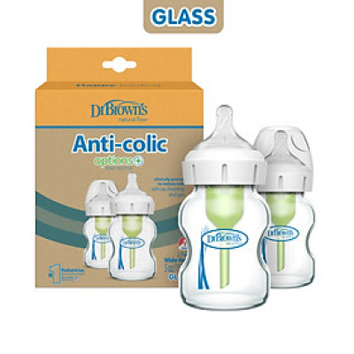 [ 52700 ] Bộ 2 bình sữa thuỷ tinh Dr.Brown